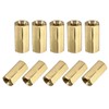 sourcing map 30pcs M3x10 Female Socket Brass PCB Motherboard Spacer
