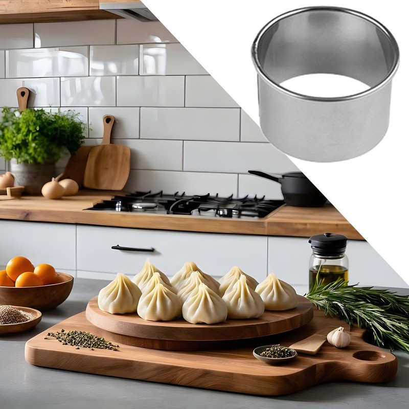 Round Cookie Cutter | Stainless Steel Donut Cutter Ring Molds,Professional