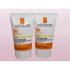 LA ROCHE POSAY ANTHELIOS MINERAL SUNSCREEN GENTLE LOTION SPF 50 4 OZ LOT OF 2