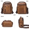 HUMERPAUL Messenger Bag for Men, Man Bag Genuine Leather Crossbody