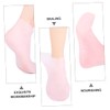 Baluue 2pairs Milky Feet Socks Tabi Socks Ultra Low Cut
