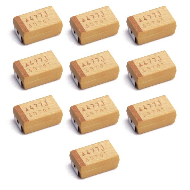 Tantalum Capacitors Electrolytic Capacitors 470uF 6.3V Capacitors Capacitor Set Tantalum