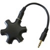 Keepdrum ADA067 5-Way Headphone Splitter 3.5 mm Splitter Y Adapter
