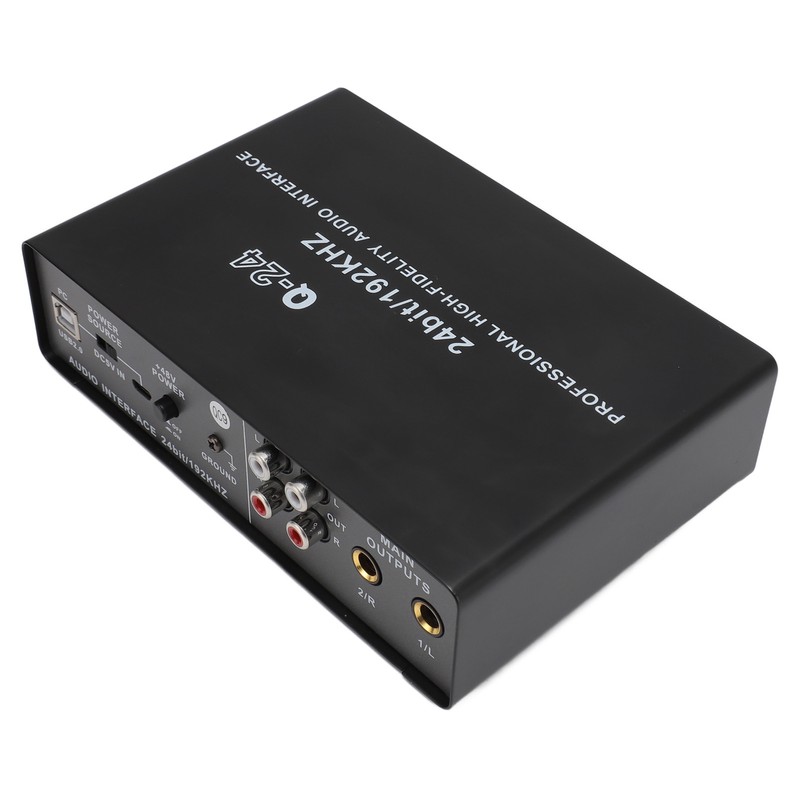 Sound Interface Professional 48V Phantom Power DSP Effect 24 Bit