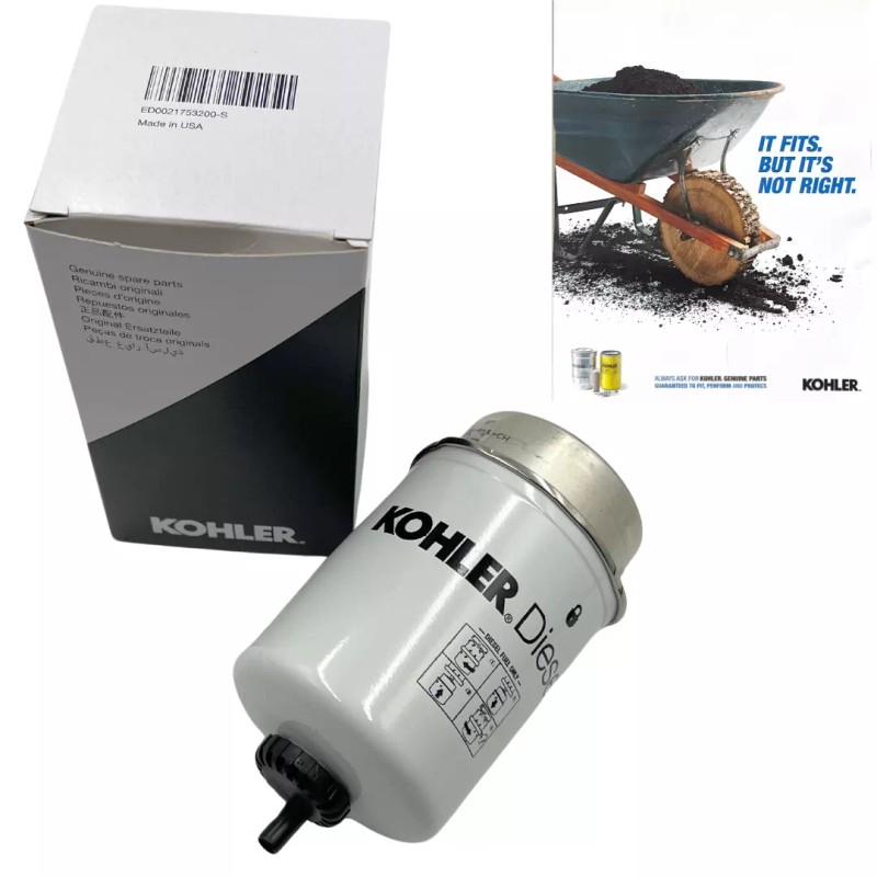KOHLER Genuine KOHLER Fuel filter Element Diesel ED0021753200-S