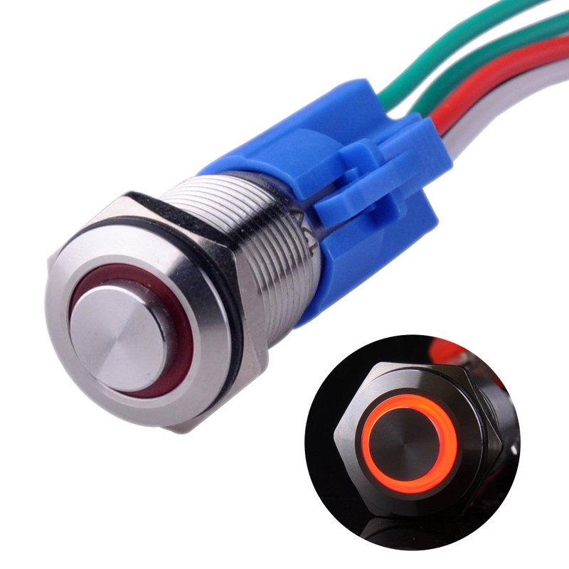 Ulincos U16F2 Alternate Push Button Switch Waterproof Switch Switch Switch