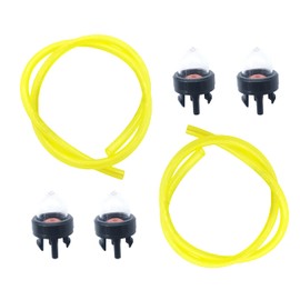 Primer Bulb Fuel Line for Husqvarna Trimmer Weed Eater 123L 225 232L 227L 240L 322L 323 325 326 Chainsaw 235 236 240 340 345 350 353 440 445 450 460 125B 125BVX 125BVX Pack of 4