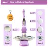 YiiYiiGO Button Maker Keychain Supplies, 50 Sets Pin Making Kit
