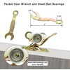 2 Pack Sliding Pocket Door Rollers Replacements Top Hanger Sliding