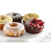 Lékué Doughnut 0620406N01 Backform, Silikon, 6 Mulden, Schwarz