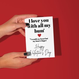 Funny Valentines Day Card For Him Husband Boyfriend To The One I Love
