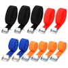 Pack of 11 lashing straps fastening straps with