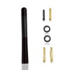 4.7" Short Motorcycle Antenna 2-Pack, Carbon-Fiber Style Stubby Radio Antenna,