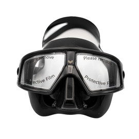 UMMY Free Diving Mask Reef Leaf Free Diving Skin Diving Snorkeling Bare Diving (Black)