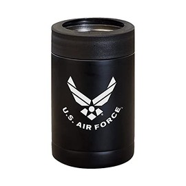 USAF Bottle Cooler - Insulated Stainless Steel US Air Force Can Cooler - USAF Gift