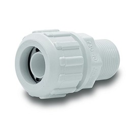 NDS 730-10RTL 1" Flo-Lock Male Adapter for CTS Poly Pipe