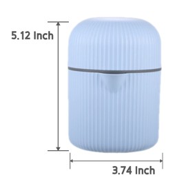 Stylish Citrus Squeezer Fruit Juicer Lemon Squeezer Hand press for Other Fruits Mini Hand Manual Juicer Portable Squeezer Manual Fruit Juicer Two-Way Use Three types of Pastel colors(SKY BLUE)