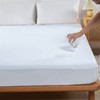 Kingnex Full Size Mattress Protector Waterproof Smooth Surface Fitted Sheet