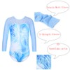 TFJH E - Maillot de gimnasia brillante de una pieza
