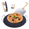 Hisencn 13" Round Pizza Steel for Oven & Grill –