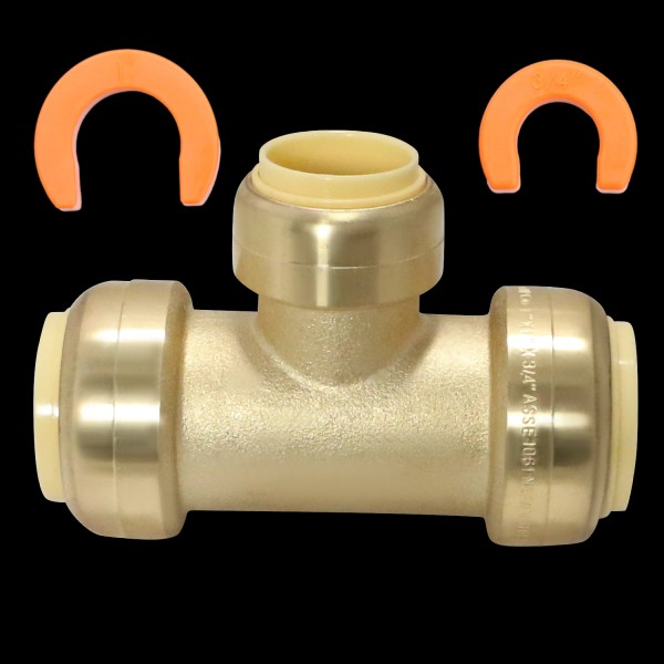 XFITTING 5 Pcs XFITTING Push Fit 1" x 1" x