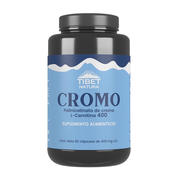 Cromo Con L-Carnitina - Suplemento Alimenticio Con Polinicotinato de Cromo