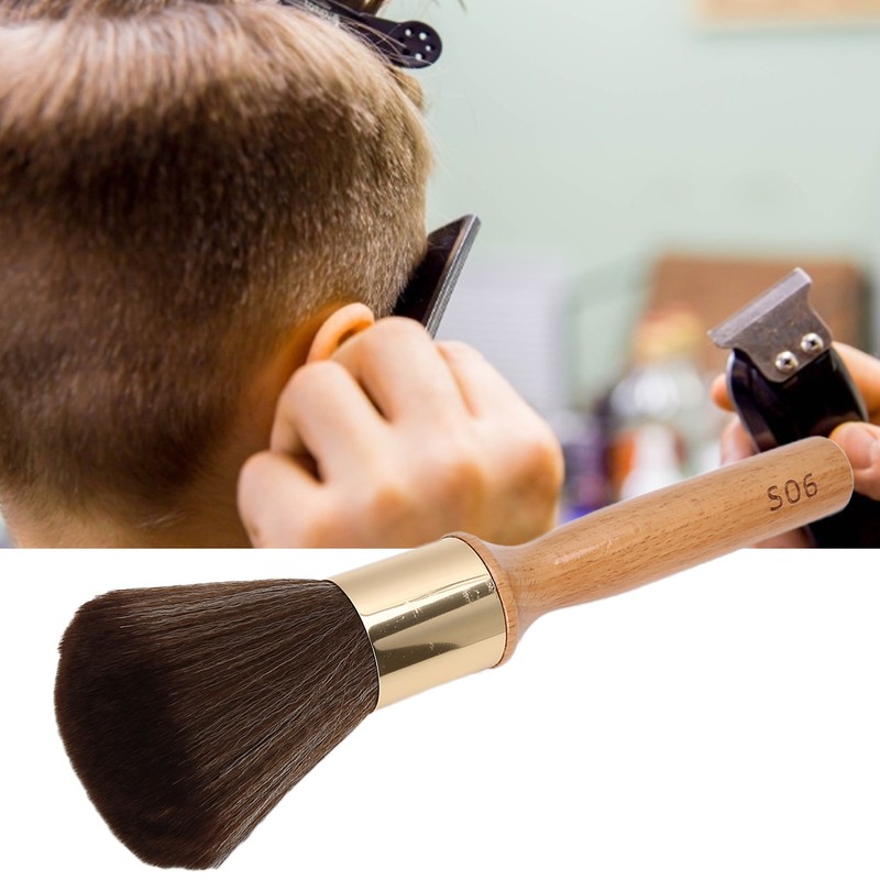 Broken Hair Sweep Long Handle Hairdressing Soft Broken Hair Cleaning