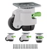 TESUMI Heavy Duty Leveling Casters Set of 4, 2200LBS Load