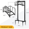 Shomextol Garden Hose Holder -Upgraded Hose Holder Holds,Freestanding Heavy Duty