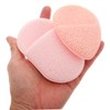 MERRYHAPY 2 Pack Gentle Facial Cleansing Puff for Face Makeup
