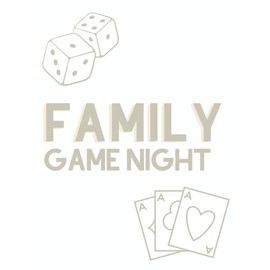 Family Game Night Score Book