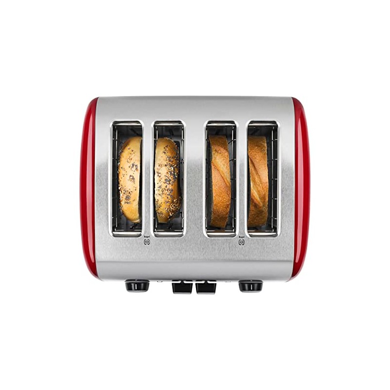 KitchenAid 4 Slice Manual Lift Toaster KMT4115ER, Empire Red