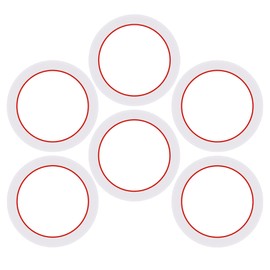 [UPGRADED] Sealing Gasket for Bialetti New Brikka 4 Cups (5.7 Oz) Stovetop Espresso Maker - 6 PCS Replacement Food Grade Silicone Seal Ring for Aluminum Stovetop Coffee Maker Pots