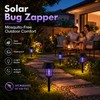 Solar Bug Zapper Lights for Outdoor Use – Waterproof Dual