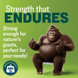 Steel Portable Folding Chairs by National Public Seating – 200 Series Premium Heavy-Duty Foldable Chairs for Indoor & Outdoor, Set of 4 – Comfortable, Durable, Institutional-Grade, Char-Blue