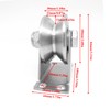 3in Stainless Steel Sliding Gate Wheels V Groove Track Roller