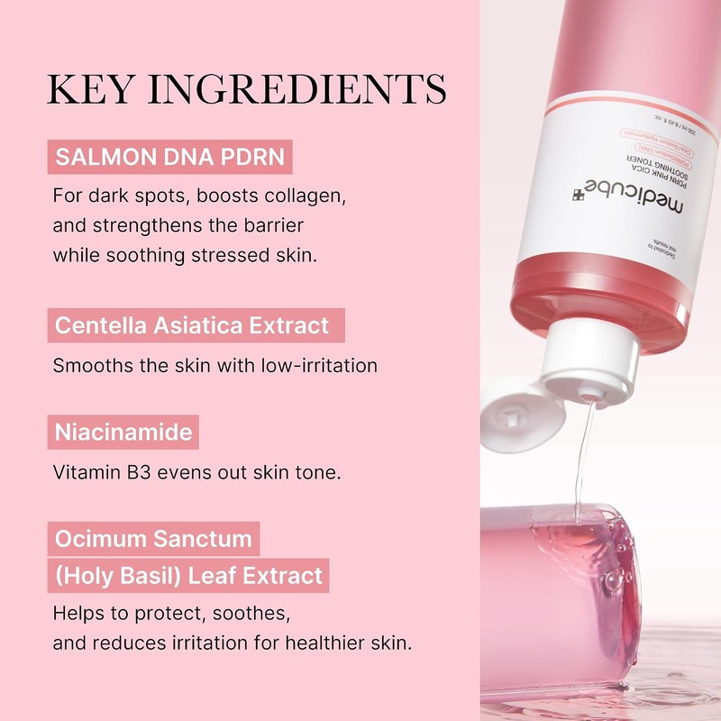 Tonico calmante PDRN Pink Cica 250 ml Medicube