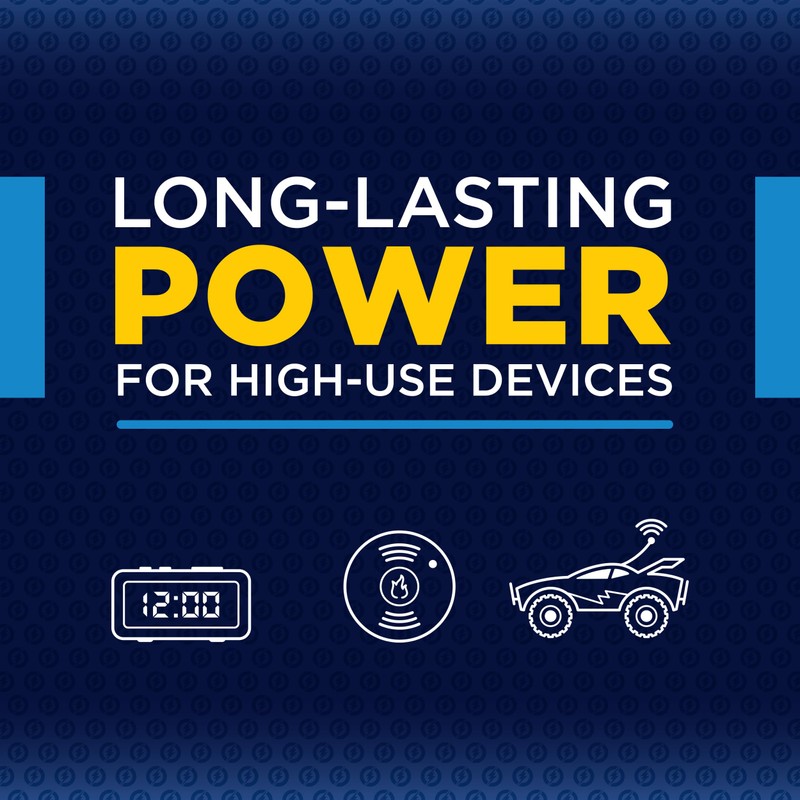 Rayovac High Energy 9V Batteries (4 Pack), Alkaline 9 Volt