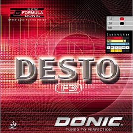 DONIC Rubber Desto F3, options 2.3 mm, red