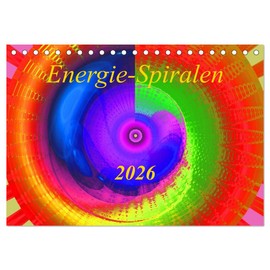 Energie-Spiralen 2026 (Tischkalender 2026 DIN A5 quer), CALVENDO Monatskalender: Energie-Spiralen zur inneren Befreiung! (CALVENDO Gesundheit)
