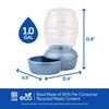 Petmate Replendish Gravity Waterer with Microban for Cats and Dogs,
