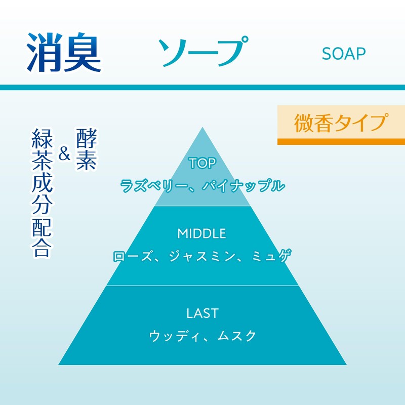 晴香堂(HARUKADO) カーオール 車用 芳香剤 消臭エアエイド ソープ 95g 1419