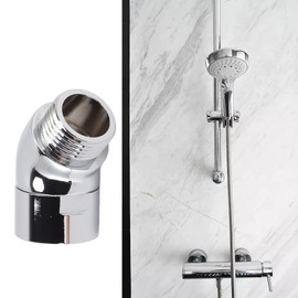 Hand Shower Elbow Adapter 135 Degree Shower Head Brass Elbow Adapter Shower Accessories G1/2in