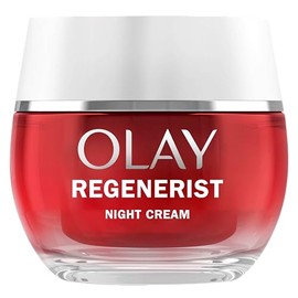 Olay Regenerist Crema De Noche, Fórmula Con Niacinamida (Vitamina B3) Y Péptidos, Hidrata Al Instante Y Durante 24H, Piel Más Firme En 14 Días, 50 ml
