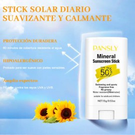Protector Solar En Barra Spf50+ Resistente Al Agua 15g