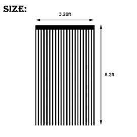 4 Pcs Blue Tinsel Foil Fringe Curtains Backdrop, Blue Streamer Backdrop Curtain for Party Wedding Holiday Decorations Fringe Backdrop Photo Booth Props, Parties Blue Streamers