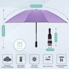 Yoobure Inverted Travel Umbrella, Automatic Umbrellas for Rain, Windproof Compact