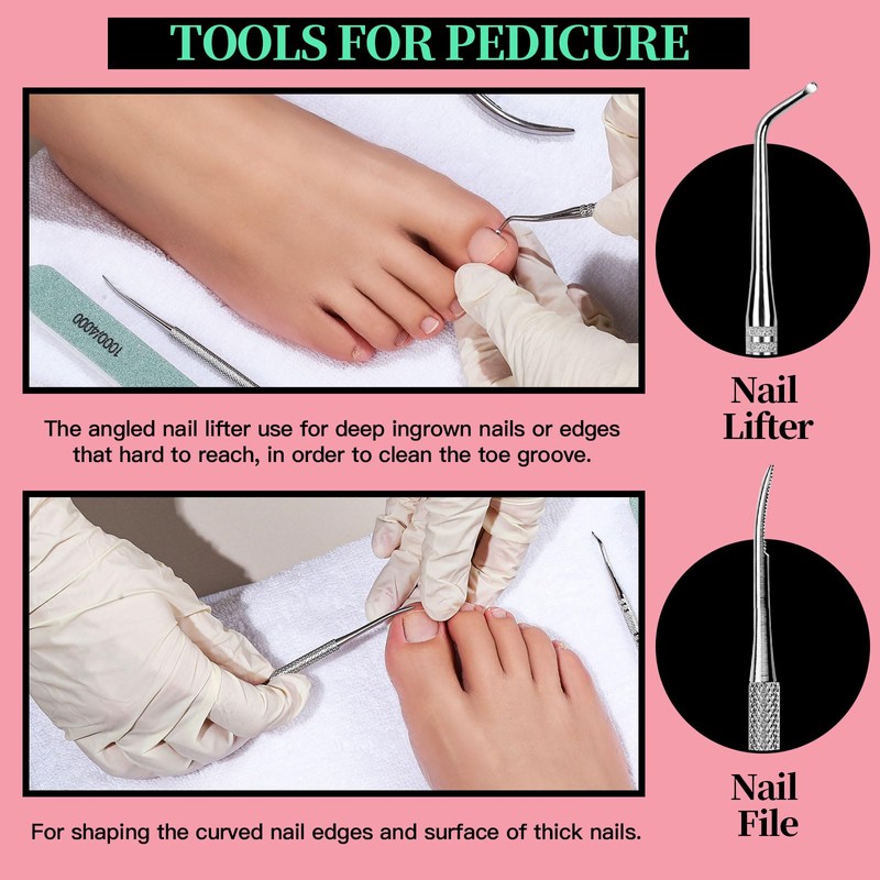 FANDAMEI Buffer for Nails, Buffer for Gel Nails, Manicure Set,