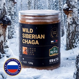 러시아 차가버섯 분말 100% 120g, 120g, 1개 100% Chaga Mushroom Powder 120g, 1 Piece