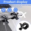 SGERUFZ 4pcs Universal Pram Clips for Attaching Blankets, Clothes, Toys,